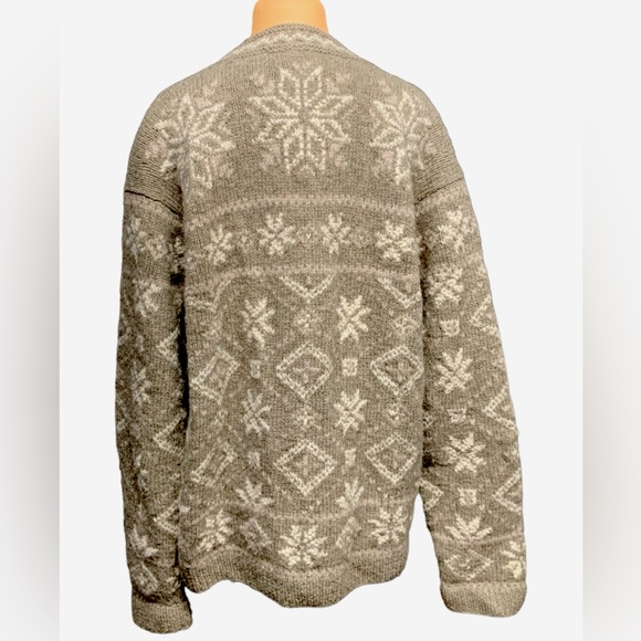 Nomadic Traders, Hand knit Wool Sweater - Picture 3 of 8